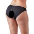 Slip Aperto in Pizzo Taglie Forti Cottelli - Nero  - XL