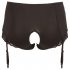 Cottelli Plus Size - Garter Belt Open Panty (Black) - 3XL