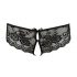 Cottelli - Lacy Bow Open Crotch Panty (Black) - M