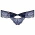 Obsessive Auroria - Bow-embroidered Women's Panties (Blue)