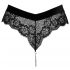 Cottelli Party - Lace Thong with Chains (Black)