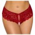 Cottelli - Open Lace Panties (Red)