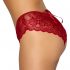 Cottelli - culotte en dentelle ouverte (rouge)