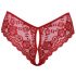 Cottelli - culotte en dentelle ouverte (rouge)