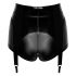 Noir - Glossy Garter Stockings (Black)