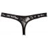 Cottelli - Lace Thong (Black)  - M