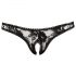 Cottelli - Lace Sex Thong (Black) - L