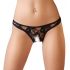 Cottelli - Lace Thong (Black)  - L