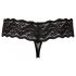 Tanga in Pizzo con Perle Decorative Cottelli (Nero)