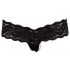 Tanga in Pizzo con Perle Decorative Cottelli (Nero)