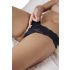 Tanga in Pizzo con Perle Decorative Cottelli (Nero)