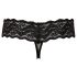 Cottelli - Beaded Lace Thong (black) - XL