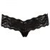 Cottelli - Beaded Lace Thong (black) - XL