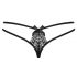 Obsessive Intensa - Double Strap Lace Thong (Black)