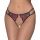 Cottelli - Rose Lace Open Panties (Red-Black) - S-L