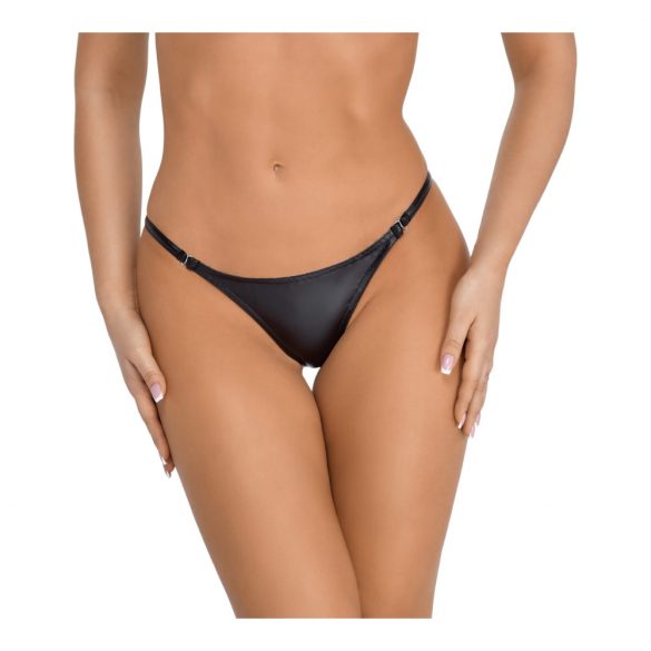 Noir Glossy Tanga (Black)