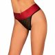 Obsessive Tienesy - Bow Thong (Black-Red)  - L/XL