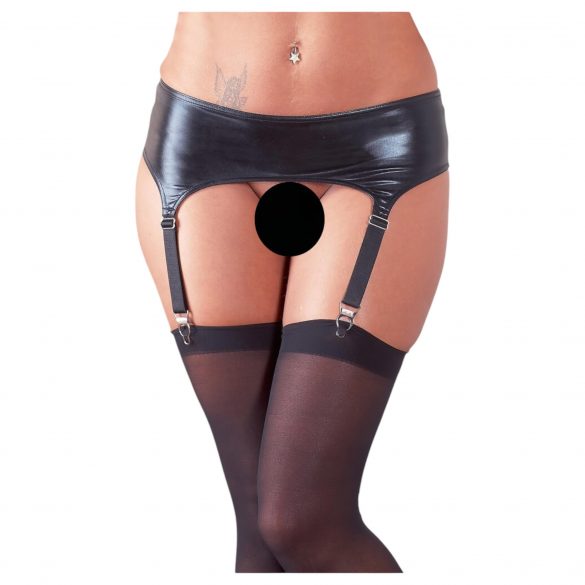 NO:XQSE - Glossy Garter Set  - XL