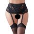 Cottelli Grande Taille - porte-jarretelles en dentelle (noir) - 2XL