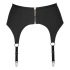 Cottelli - Matte Garter Belt (Black)