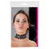 Cottelli - Pearl and Rhinestone Lace Collar (Black)