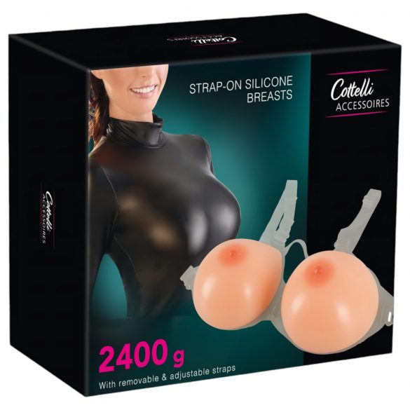 Cottelli - Silicone Push-Up Attachable Breasts (2 x 1200g)