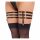 Cottelli - leather look garter belt (black)