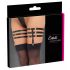 Cottelli - leather look garter belt (black)