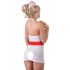 Cottelli - Strumpfhalter Krankenschwesterkleid  - XL