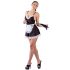 Costume da Cameriera Sexy in Pizzo con Grembiule (Nero-Bianco) - Cottelli  - XL