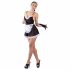 Cottelli - Maid Dress with Apron (Black-White)  - XL