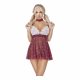 Cottelli - schoolgirl kostuum (rood-wit) - M