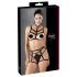 Tripletto di Intimo Harness Decorativo Cottelli - Nero (S-L)