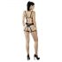 Cottelli - Decorative Body Harness Lingerie Set - Black (S-L)