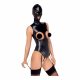 Bad Kitty - Open Cup Bodysuit with Hood (Black)