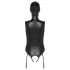 Bad Kitty - Open Cup Bodysuit with Hood (Black)