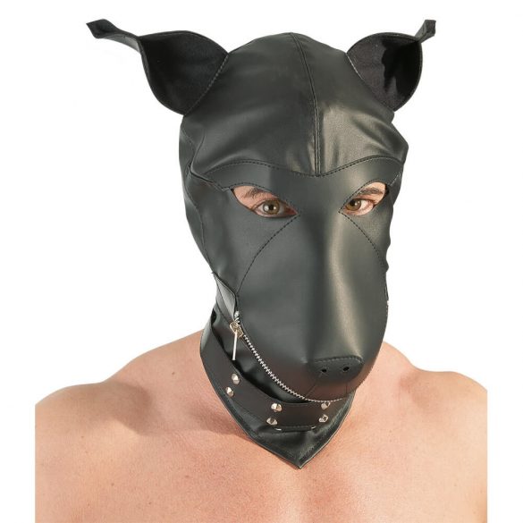 Maschera Canina Nera - Taglia Unica S-L