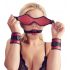 Bad Kitty - Velcro Bondage Set - Red-Black (5-Piece)