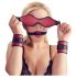 Bad Kitty - Velcro Bondage Set - Red-Black (5-Piece)