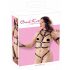 Bad Kitty - Nietenbesetztes Body Harness Set mit Handschellen (Schwarz)