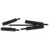 Fetish - Faux Leather Tying Rod Set (6-Piece) - Black