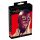 Bad Kitty - masque de succion brillant - noir-rouge (S-L)