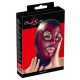 Maschera Lucida con Cuore di Bad Kitty - Nero e Rosso