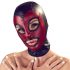 Maschera Lucida con Cuore di Bad Kitty - Nero e Rosso