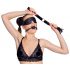 Bad Kitty - 7-Piece Bondage Set in Bag (Black-Gold)