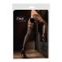 Cottelli - Open Crotch Double Effect Fishnet Stockings (Black)