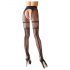 Cottelli - Double Effect Open Fishnet Stockings (Black) - L/XL