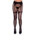 Cottelli Legwear - Open Garter Tights - Black (S-L)