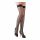 Cottelli - Dense Fishnet Thigh Highs (Black)