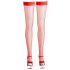 Cottelli - Dense Fishnet Thigh-Highs (Red)